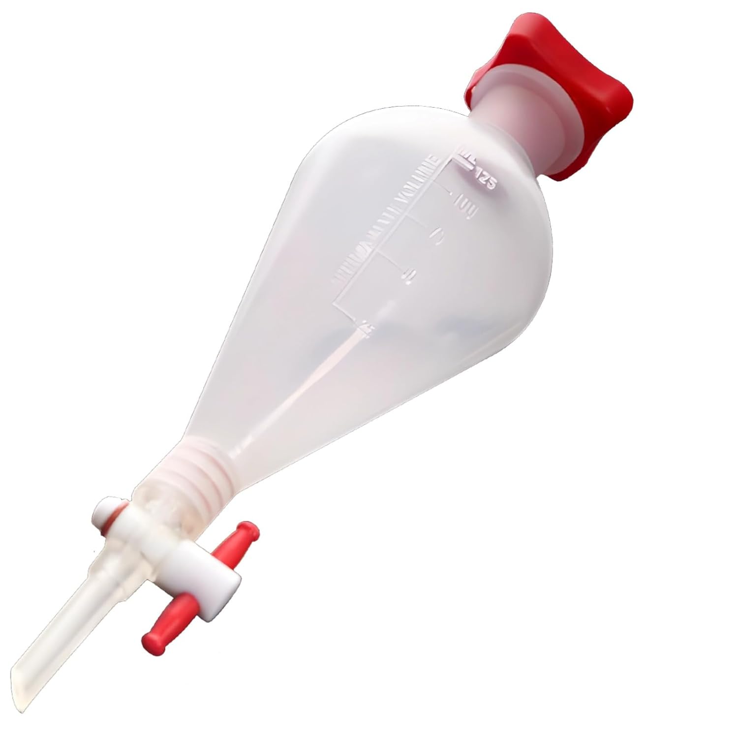 Plastic Separating Funnel, PTFE Stopcock