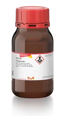Sigma-Aldrich Polypyrrole (PPy), Doped, 30 S/cm Conductivity, 20 wt% Composite with Carbon Black, 25g 