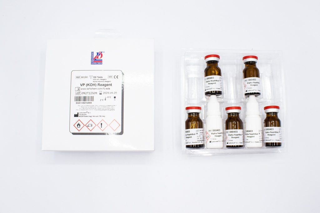 Liofilchem® VP (NaOH) Reagent Droppers, 10 + 10 bottles x 2.5 mL
