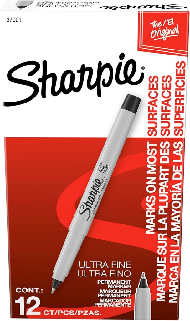 Sharpie Permanent Markers, Ultra-Fine Point