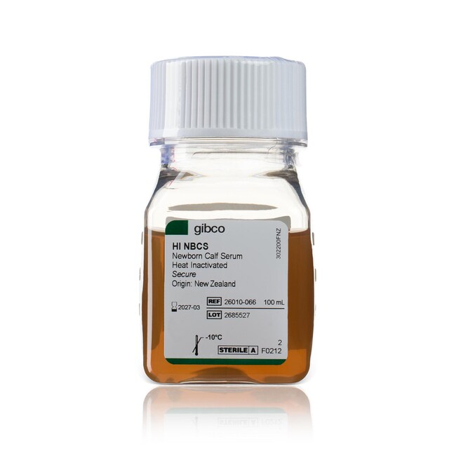 Gibco™ Newborn Calf Serum, Heat-Inactivated (NCS), New Zealand Origin