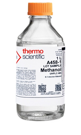 [A4581] Thermo Scientific™ Methanol, UHPLC-MS Grade (1 x 1L)