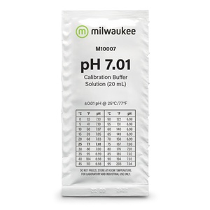 Milwaukee pH Calibration Solution Sachets, 20 mL x 25 Pack