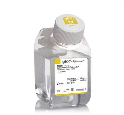 [21041025] Gibco™ DMEM/F-12, no phenol red, 500 mL