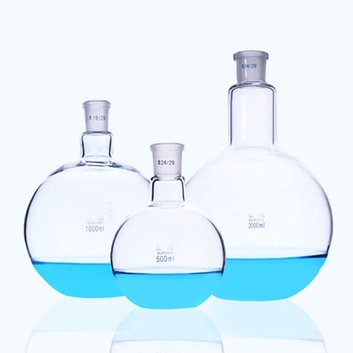 [5007-100-14/23] Quickfit® Flat-Bottom Boiling Flask, Short Neck with Standard Ground Joint (Capacity: 100 mL, Joint: St/Ns 14/23)