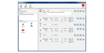 FRITSCH PULVERISETTE™ Software P-11Control for Windows