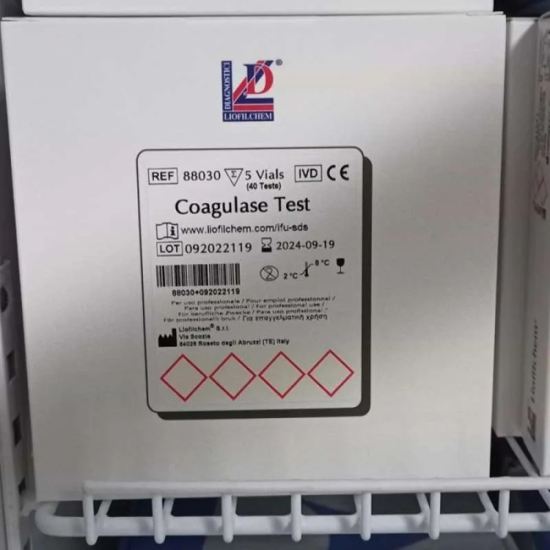 Liofilchem® Lyophilic Citrate Rabbit Plasma For Coagulase Test, 4mL
