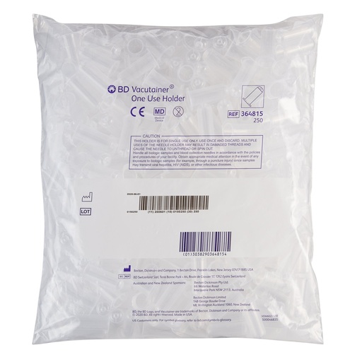 [364815] BD Vacutainer®  Holder, single use