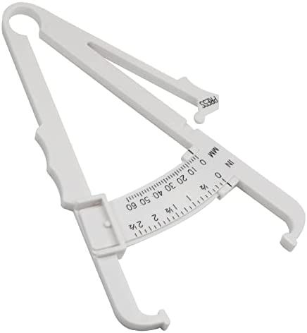 Body Fat Caliper Combo With Body Fat Percentage Measure Chart