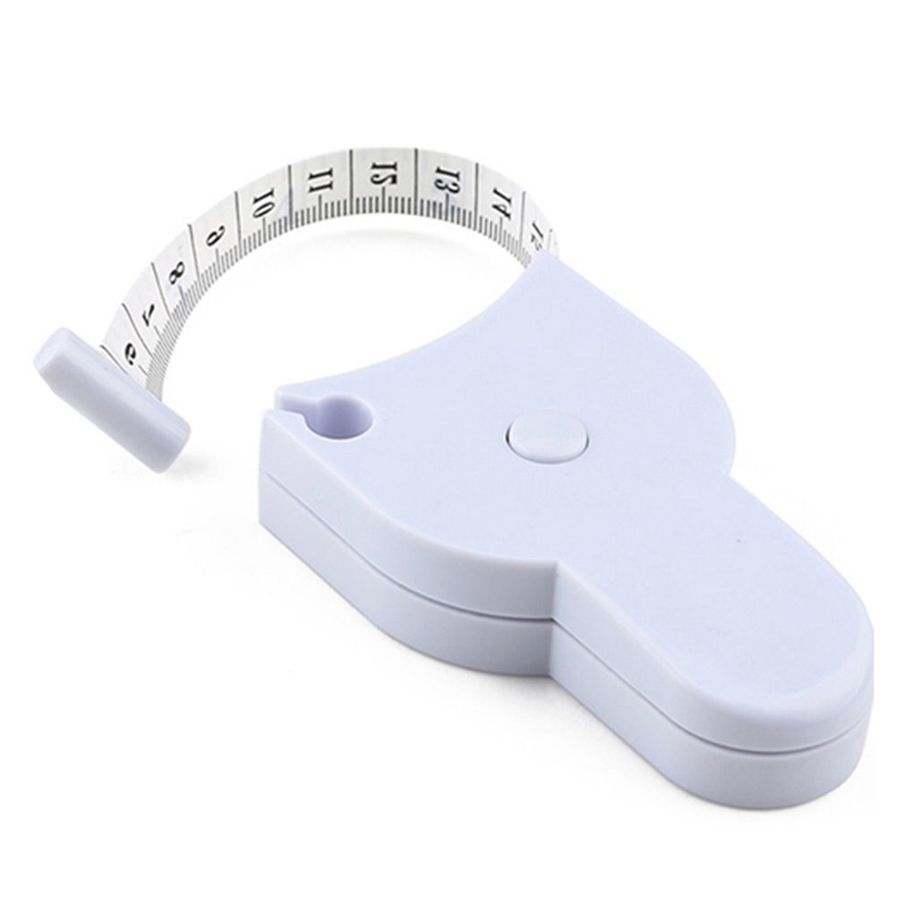 Body Measure Tape 60Inch (150Cm), Lock Pin And Push-Button Retract, Ergnomic And Portable Design