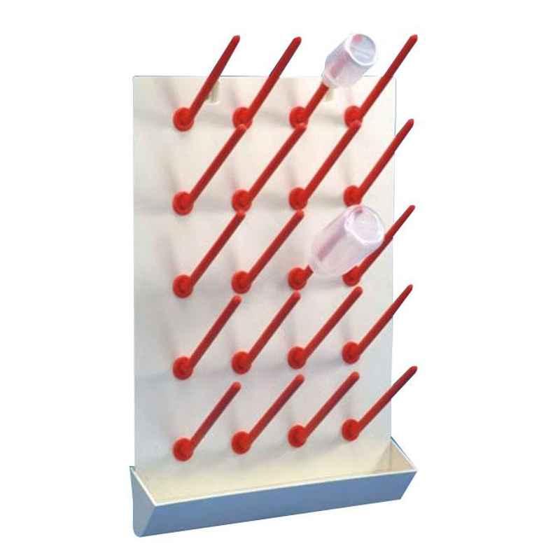 Glassware Draining Rack W/ Pegs, PolyLab