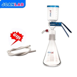 Joanlab Glass Laboratory Vacuum Filtration Distillation Apparatus,1000Ml Filter Flask Set Graduated Lab Suction Apparatus For Filtering