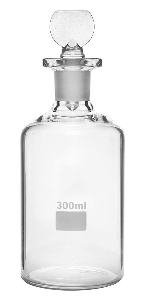 Pyrex BOD Bottle With Glass Stop Cork, 300Ml