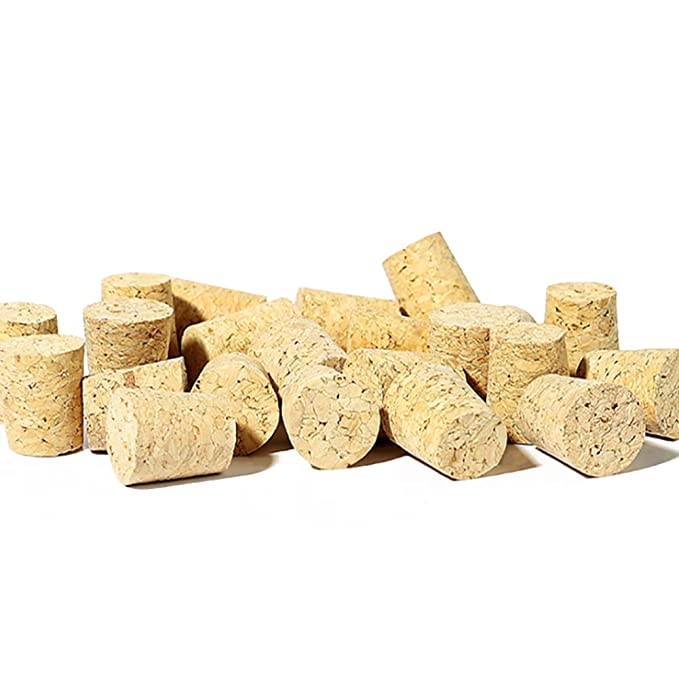 Wooden Split Corks, Pair