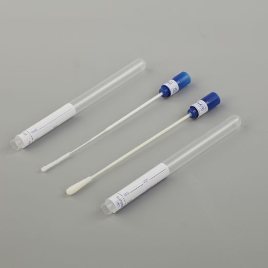 Sterile Nylon Flocked Swabs With Plastic Stick, 80Mm Breakpoint, In Plastic Tube Case