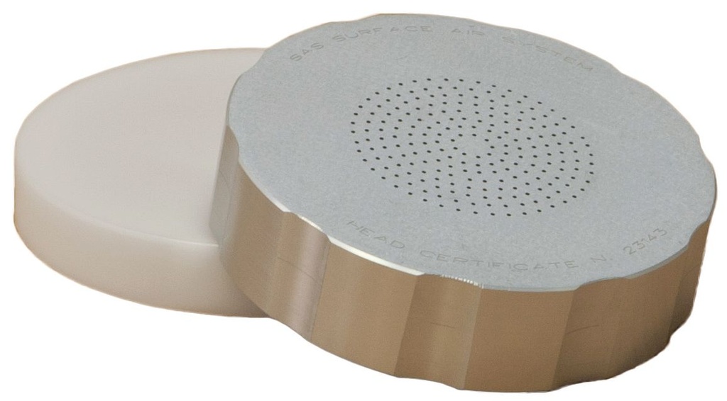 VWR Drilled sas stainless steel head for the use of contact plates diam.55 mm on sas air samplers