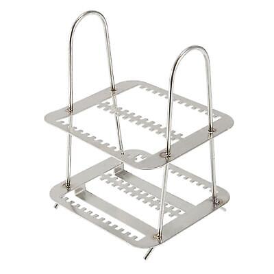Microscope slide staining rack, holds 20-slides