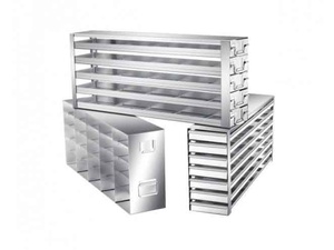 Haier Stainless Steel Freezer Racks for 2" cryoboxes,