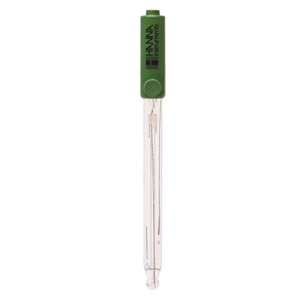 HANNA pH electrode with integrated temperature sensor