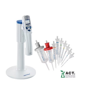 Eppendorf Multipette ®  E3 bundle with charger stand , 1-channel, incl. charging cable, Charger Stand 2 and Combitips ® advanced assortment pack (1 tip of each size), 1 µL – 50 mL
