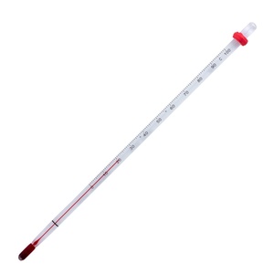 VWR Dry block/incubator liquid-in-glass thermometer, red spirit filled, 0-100°C, 225 mm