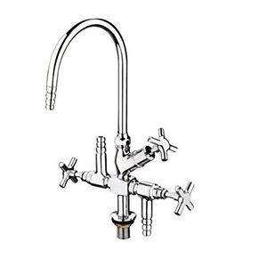 3-in-1 powder coated, Brass Laboratory 3-Way water tap