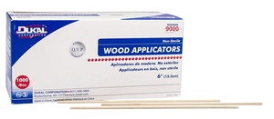 Medical Wooden Applicators Smooth 6", Non-sterile