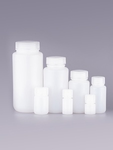 Biologix HDPE Plastic Wide-Mouth Reagent Bottle, Autoclavable with screw cap