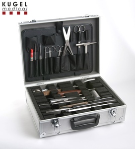 KUGEL Post Mortem Instrument Set 1, with aluminum case (20 Instruments)