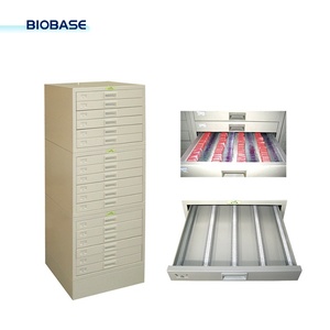 BIOBASE Stainless Steel Microscope Slide Storage Cabinet, 3-layers for 8,928 Slides