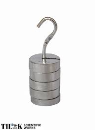 Set of 5 Slotted Masses with Hanger