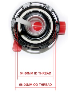 58mm aeroflow tap cap for 20L liquid container,  54x4mm neck size