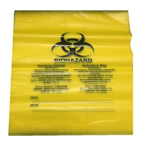 Biohazard bags, autoclavable, 15 Liters