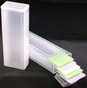 HDMED Microscope slide Mailers, With top opening for 5 slides, Natural, PP, 81×19×31 mm (copy)