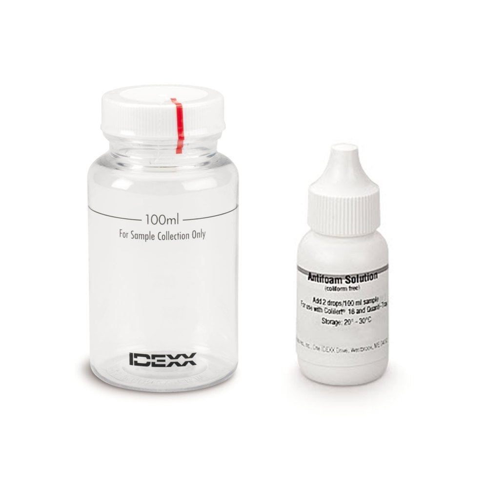 [98-09221-00] IDEXX Tamper-evident shrink band Vessels with Sodium Thiosulfate, 120ml