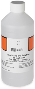 Hach Iron Standard Solution, 1 mg/L as Fe (NIST)