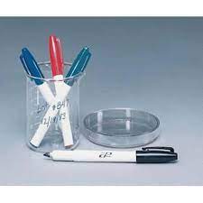Cole-Parmer Fine-Point Permanent Lab Markers, Black