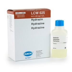 Hach Hydrazine reagent set 0.01 - 2.0 mg/L N₂H₄