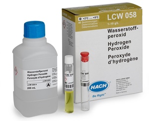 Hach Hydrogen peroxide pipette test 1 - 10 g/L H₂O₂, for 40 Tests