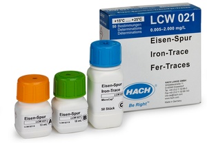 Hach Iron trace, reagent set Fe, for 50 Tests