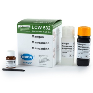 Hach Manganese reagent set 0.005-0.5 mg/L Mn, for 50 Tests