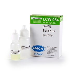 Hach Sulphite reagent set 0.1-5.0 mg/L SO₃, for 100 Tests