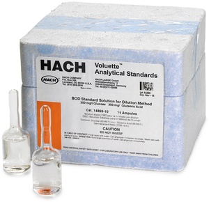 Hach BOD Standard Solution, Voluette Ampules, 10mL