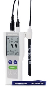 Mettler-Toledo FiveGo™ F4 Handheld Dissolved oxygen meter with LE621-IP67 DO sensor.