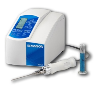 BRANSON Sonifier® SFX150 Cell disruptor with handheld converter and ¹/₈" microtip