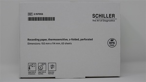 SCHILLER Cardiovit FT 1 Z Fold Thermal Chart Paper