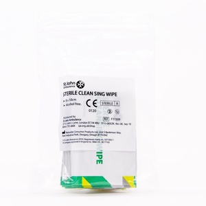 St John Ambulance Sterile Cleansing Wipe, 8x10cm