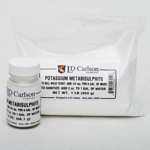 Potassium Metabisulfite, food grade, for winemaking