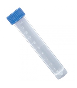 Globe Scientific Transport Tube, Sterile, Round Bottom, Self-Standing