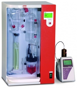 Behr Labor-Technik™ Steam distillation unit with automatic addition of NaOH, H2O and H3BO3